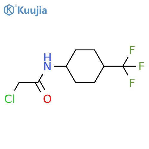 2-Chloro-N-4-(trifluoromethyl)cyclohexylacetamide structure