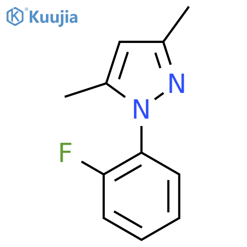 1-(2-Fluorophenyl)-3,5-dimethylpyrazole structure