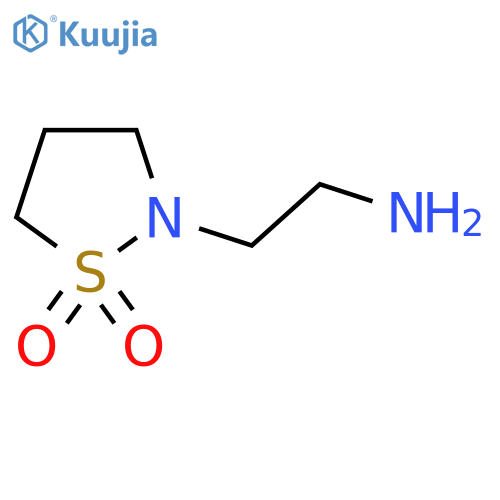2-(2-aminoethyl)-1lambda6,2-thiazolidine-1,1-dione structure