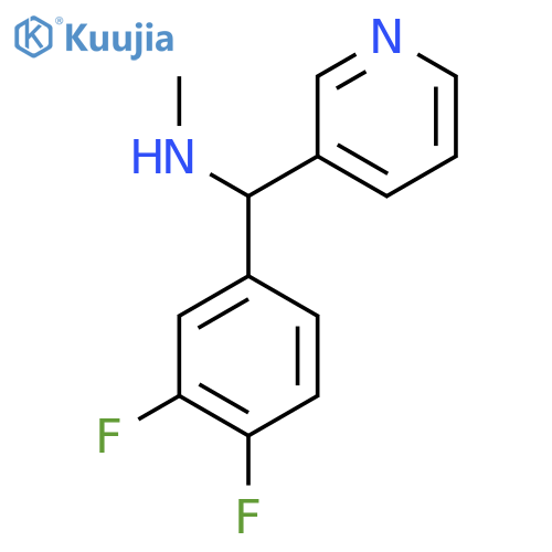 (3,4-Difluorophenyl)(pyridin-3-yl)methyl(methyl)amine structure