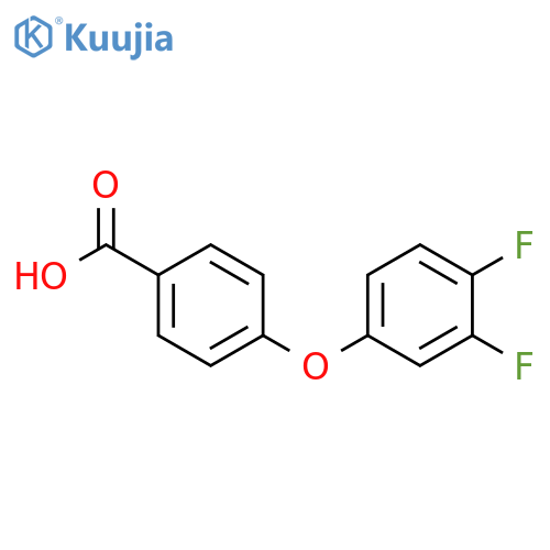4-(3,4-difluorophenoxy)benzoic acid structure