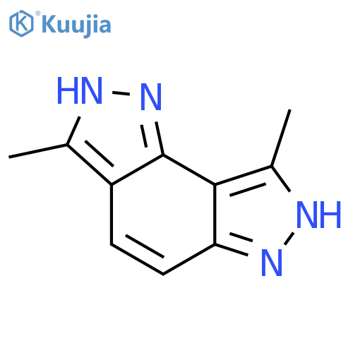 Benzo[1,2-c:3,4-c']dipyrazole, 1,6-dihydro-3,8-dimethyl- structure