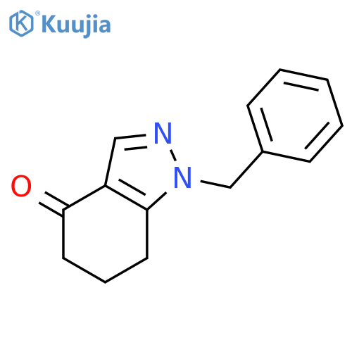 1-benzyl-6,7-dihydro-1H-indazol-4(5H)-one structure