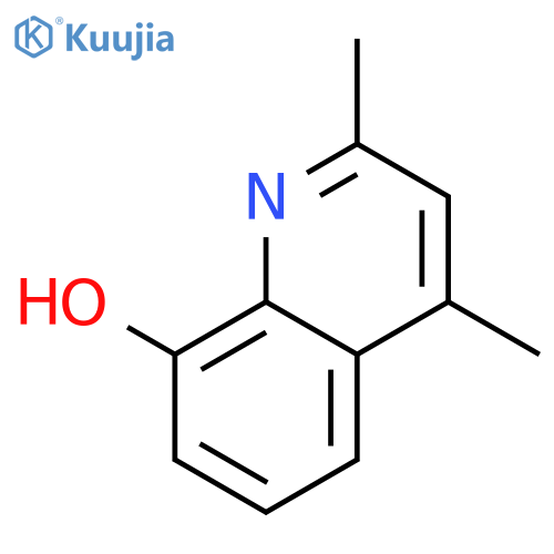 2,4-Dimethyl-8-hydroxyquinoline structure