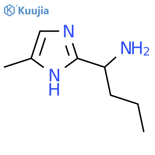 1-(5-methyl-1H-imidazol-2-yl)butan-1-amine structure