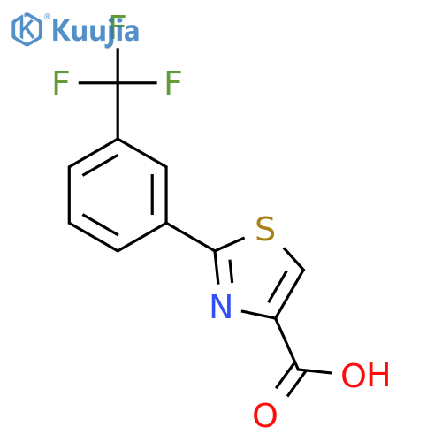 2-3-(Trifluoromethyl)phenyl-1,3-thiazole-4-carboxylic Acid structure