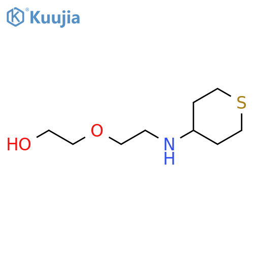 2-{2-[(thian-4-yl)amino]ethoxy}ethan-1-ol structure