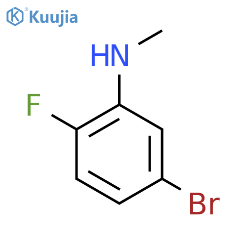 N-Methyl 5-bromo-2-fluoroaniline structure
