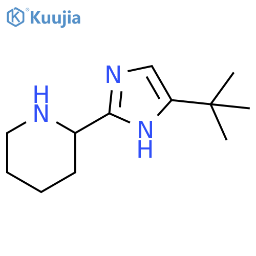 2-(4-tert-Butyl-1H-imidazol-2-yl)-piperidine structure