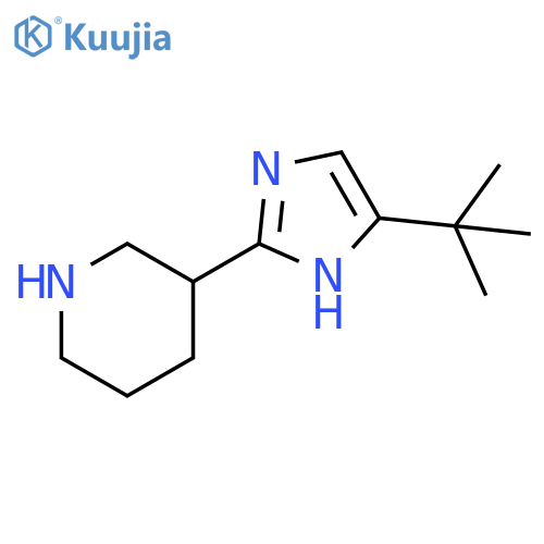 3-(4-tert-Butyl-1H-imidazol-2-yl)-piperidine structure