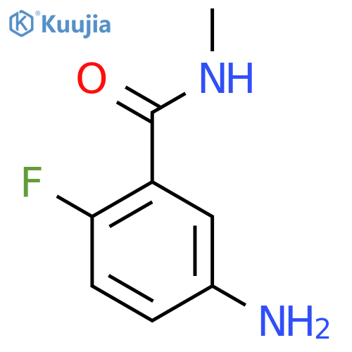 5-Amino-2-fluoro-N-methylbenzamide structure