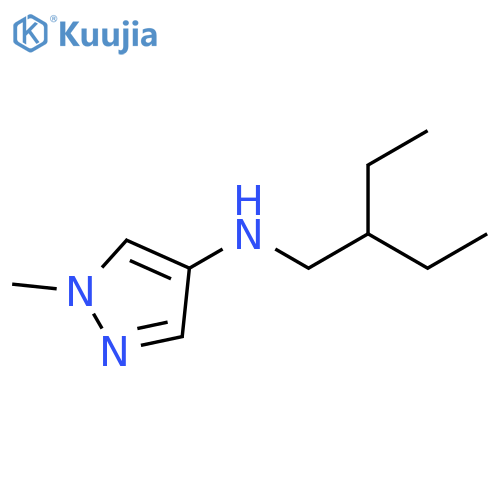 N-(2-ethylbutyl)-1-methyl-1H-pyrazol-4-amine structure