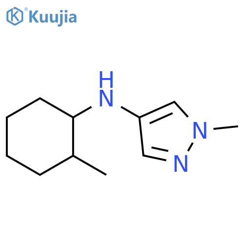 1-methyl-N-(2-methylcyclohexyl)-1H-pyrazol-4-amine structure