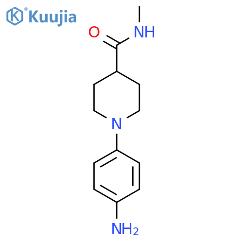 1-(4-Aminophenyl)-N-methylpiperidine-4-carboxamide structure