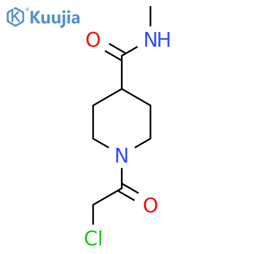 1-(2-Chloroacetyl)-N-methylpiperidine-4-carboxamide structure