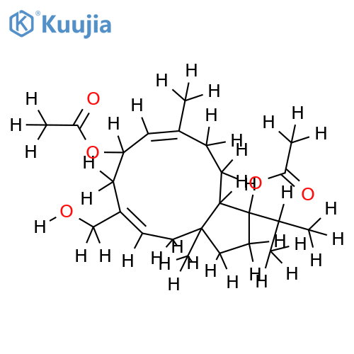 16-Hydroxy 6,16-Di-Ac-(1R,3E,6R,7E,11R,12R)-3,7-Dolabelladiene-6,12-diol structure