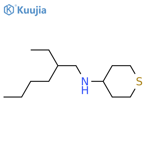 N-(2-ethylhexyl)thian-4-amine structure