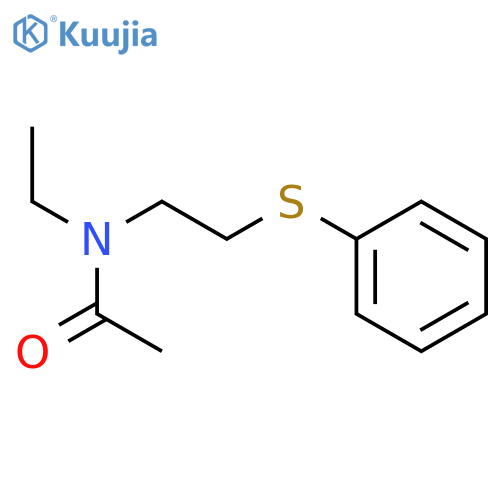 Acetamide, N-ethyl-N-[2-(phenylthio)ethyl]- structure