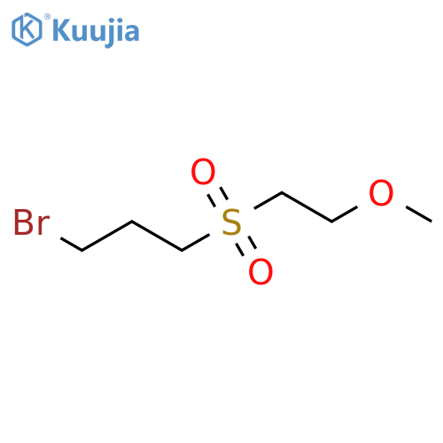 1-(3-Bromopropanesulfonyl)-2-methoxyethane structure