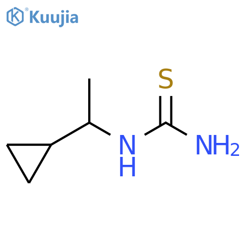 (1-cyclopropylethyl)thiourea structure