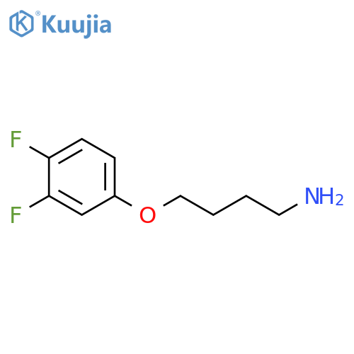 4-(3,4-difluorophenoxy)butan-1-amine structure