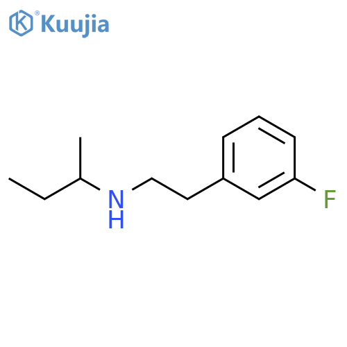 (butan-2-yl)2-(3-fluorophenyl)ethylamine structure