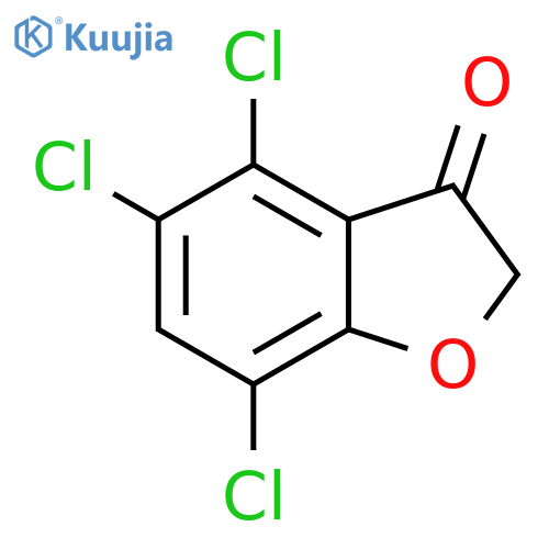 4,5,7-Trichlorobenzofuran-3(2H)-one structure