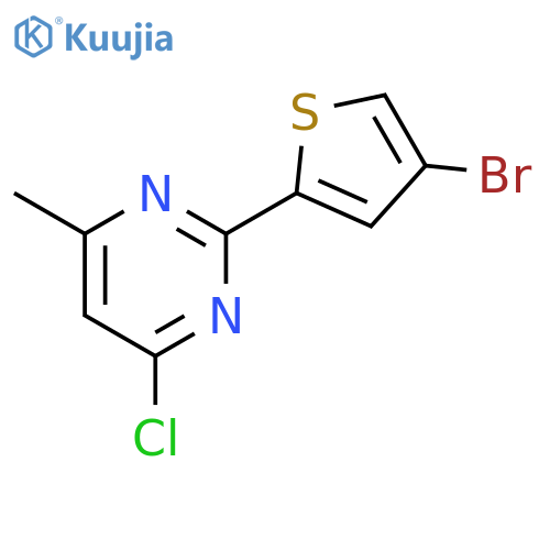 2-(4-Bromothiophen-2-yl)-4-chloro-6-methylpyrimidine structure