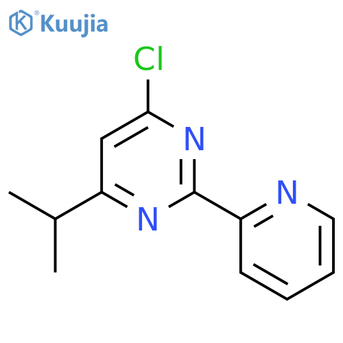 4-Chloro-6-isopropyl-2-(pyridin-2-YL)pyrimidine structure
