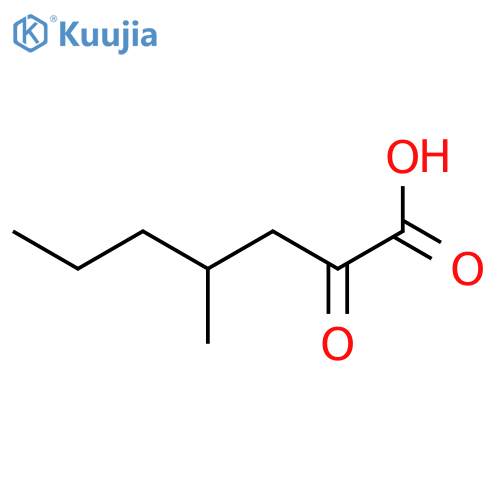 4-methyl-2-oxoheptanoic acid structure