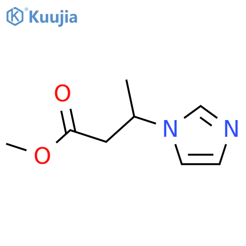 b-methyl-1H-Imidazole-1-propanoic acid methyl ester structure
