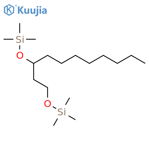 3,7-Dioxa-2,8-disilanonane, 2,2,8,8-tetramethyl-4-octyl-, (±)- structure