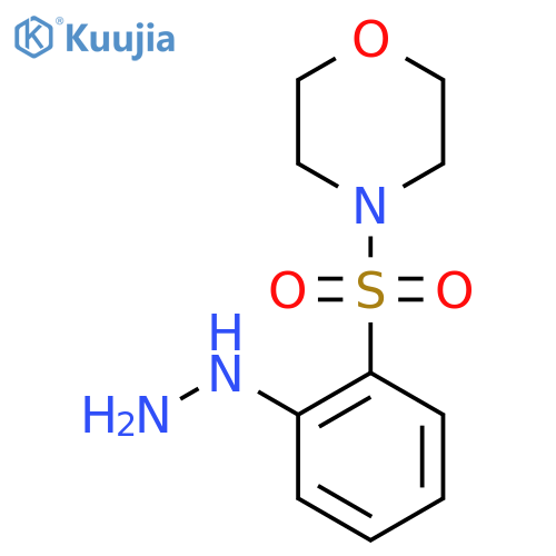 4-(2-Hydrazinylbenzenesulfonyl)morpholine structure