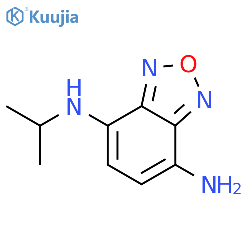 4-N-(propan-2-yl)-2,1,3-benzoxadiazole-4,7-diamine structure