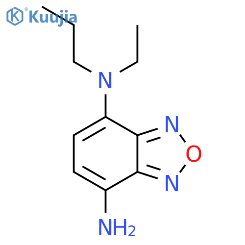 N4-ethyl-N4-propyl-2,1,3-benzoxadiazole-4,7-diamine structure