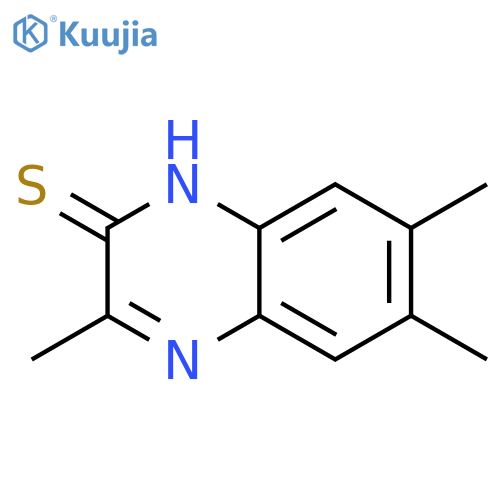 2(1H)-Quinoxalinethione, 3,6,7-trimethyl- structure