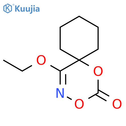 1,3-Dioxa-4-azaspiro[5.5]undec-4-en-2-one,5-ethoxy- structure