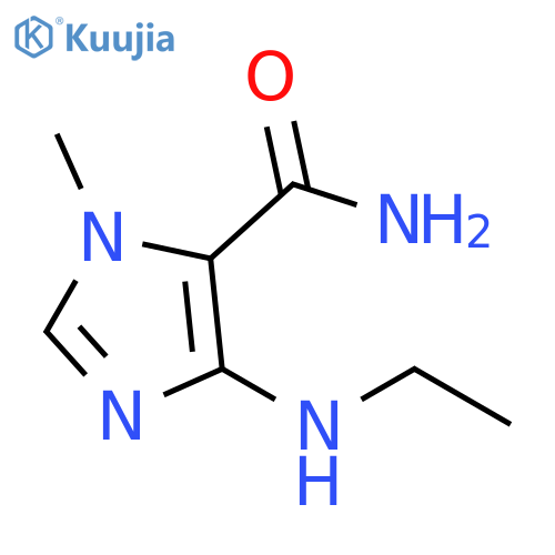 4-(ethylamino)-1-methyl-1H-Imidazole-5-carboxamide structure