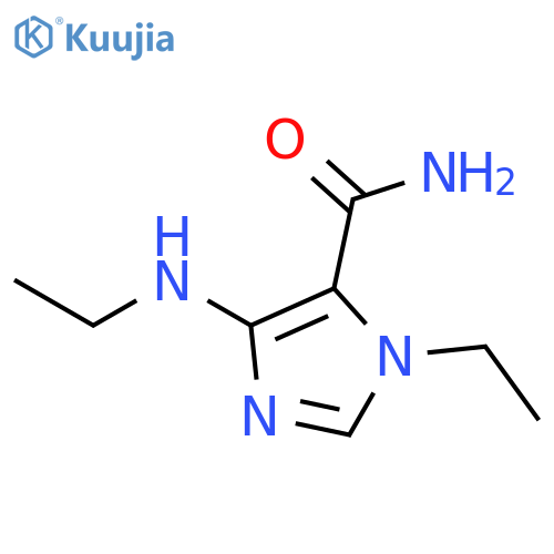 1H-Imidazole-5-carboxamide, 1-ethyl-4-(ethylamino)- structure