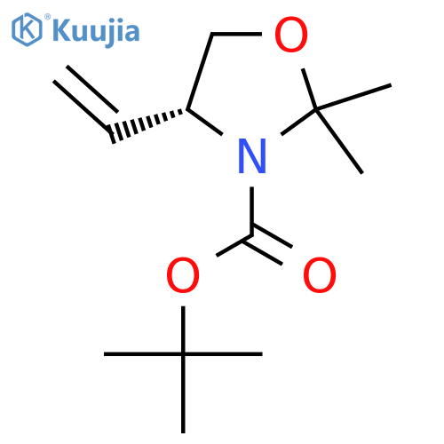 (R)-N-Boc-2,2-dimethyl-4-vinyloxazolidine structure