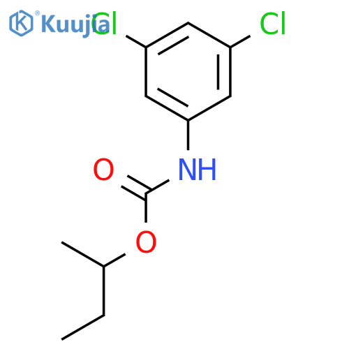 Carbamic acid, (3,5-dichlorophenyl)-, 1-methylpropyl ester, (±)- structure