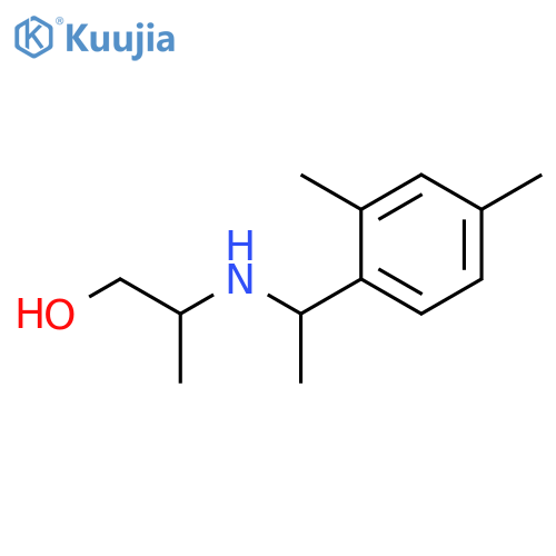 2-{1-(2,4-dimethylphenyl)ethylamino}propan-1-ol structure