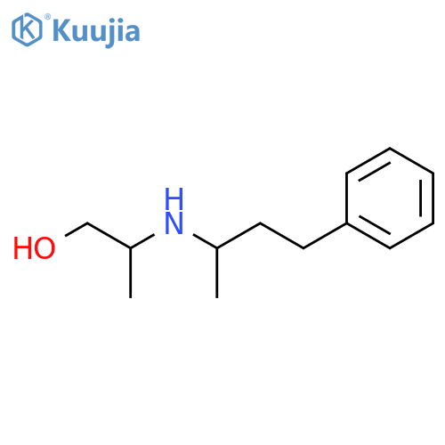 2-(4-phenylbutan-2-yl)aminopropan-1-ol structure