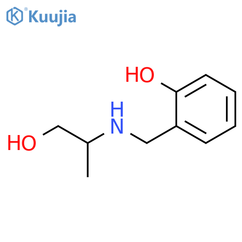 2-{(1-hydroxypropan-2-yl)aminomethyl}phenol structure