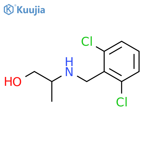2-{(2,6-dichlorophenyl)methylamino}propan-1-ol structure
