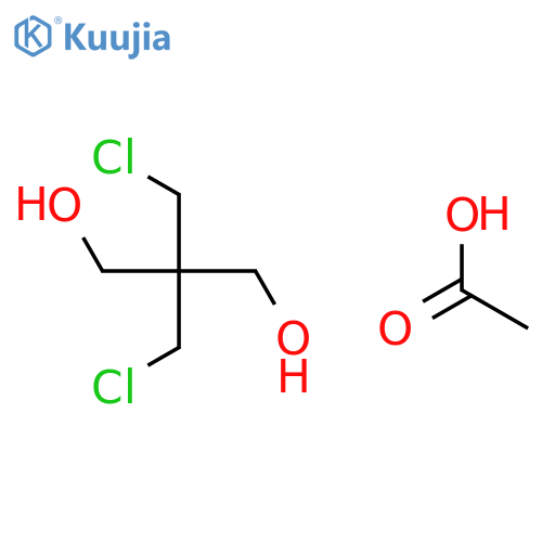 1,3-Propanediol, 2,2-bis(chloromethyl)-, monoacetate structure