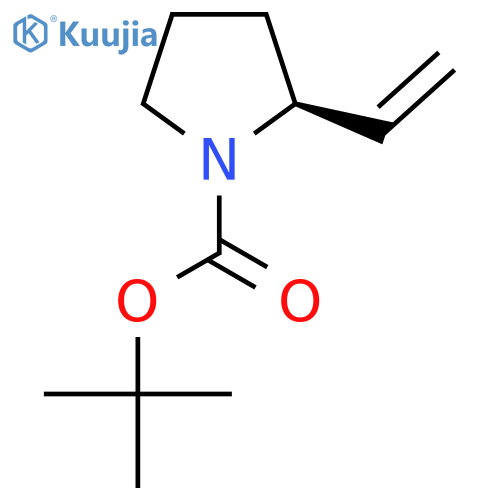 tert-butyl (2S)-2-vinylpyrrolidine-1-carboxylate structure