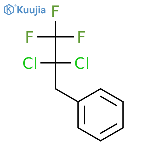 (2,2-dichloro-3,3,3-trifluoropropyl)benzene structure