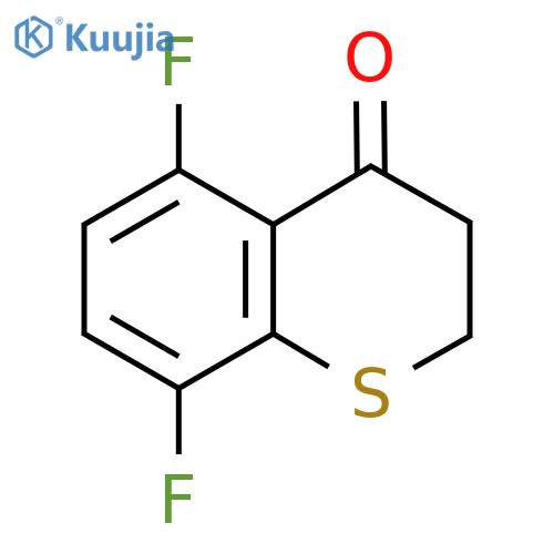 5,8-Difluoro-3,4-dihydro-2H-1-benzothiopyran-4-one structure