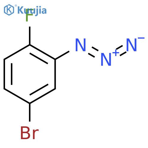 2-azido-4-bromo-1-fluorobenzene structure